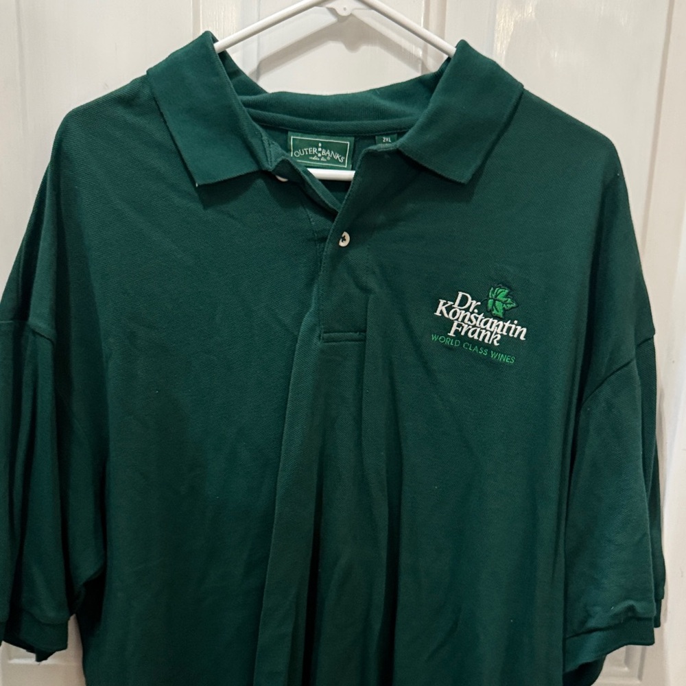 Green Polo Shirt Dr. Konstantin Frank World Class Wines